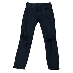 J. Crew Junior's Look Out High Rise Distressed Skinny Jeans Size 27